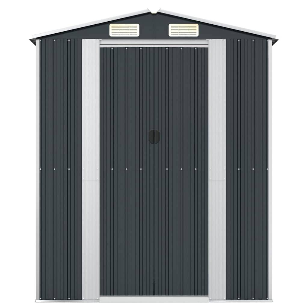 Vidaxl - Abri de jardin Anthracite 192x108x223 cm Métal galvanisé 2.1m² vidaXL 319271 - Image 4