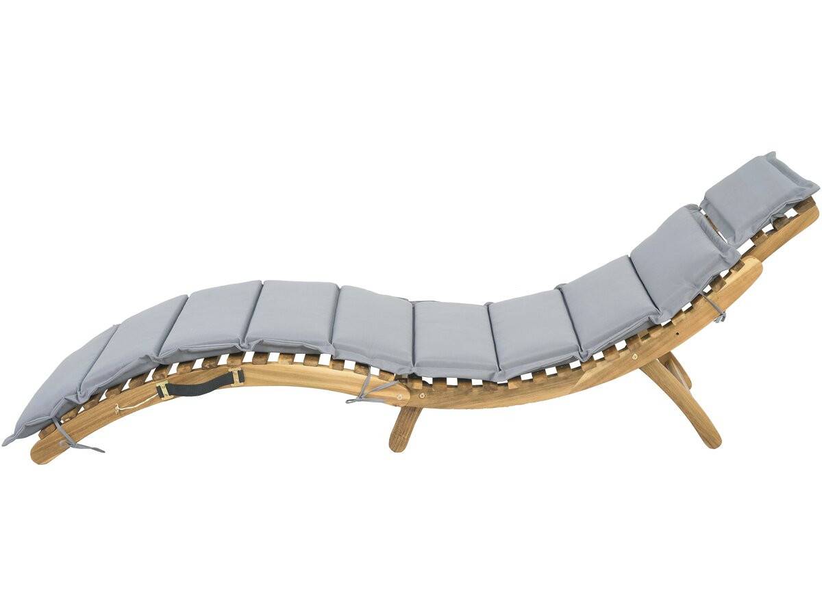 Habitat Et Jardin - Bain De Soleil En Bois Avec Coussins Inclus "jakarta" - Gris -habitat Et Jardin - Image 4