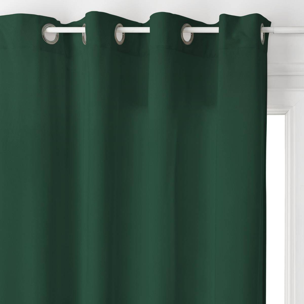 Atmosphera - Lot de 2 Rideaux à  œillets 140 x 260 cm Lilou Vert - Imagen 2
