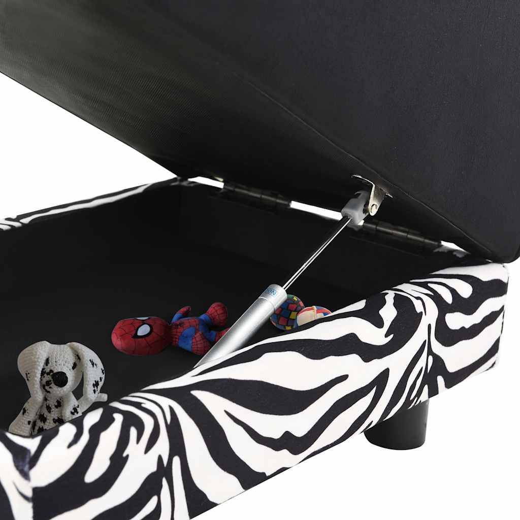 Vidaxl - Canapé pour chien Noir 57x34x36 cm Peluche vidaXL 170939 - Imagen 6