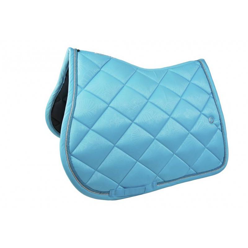 Tapis Equitation Lami-Cell - FLORAL Bleu - Imagen 1