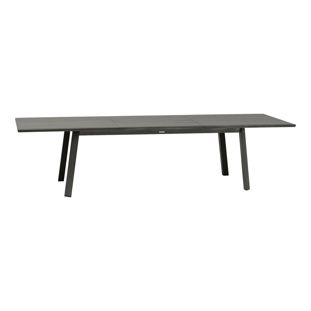 Hesperide - Table de jardin extensible "Pavane" graphite 12 places en aluminium traité époxy - Hespéride - Image 3