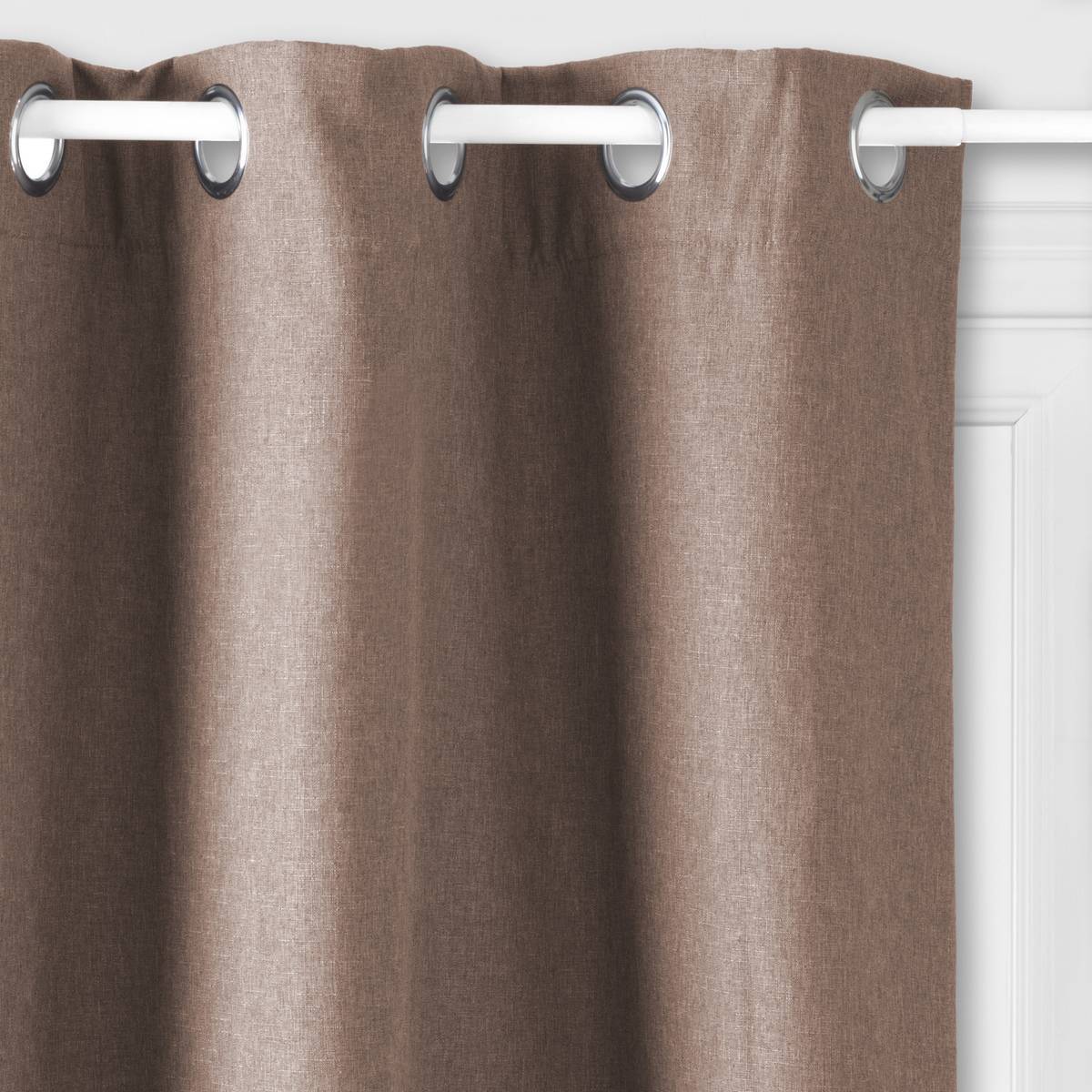 Atmosphera - Rideau isolant "Tim" beige 140x260cm - Atmosphera Créateur d'intérieur - Imagen 2