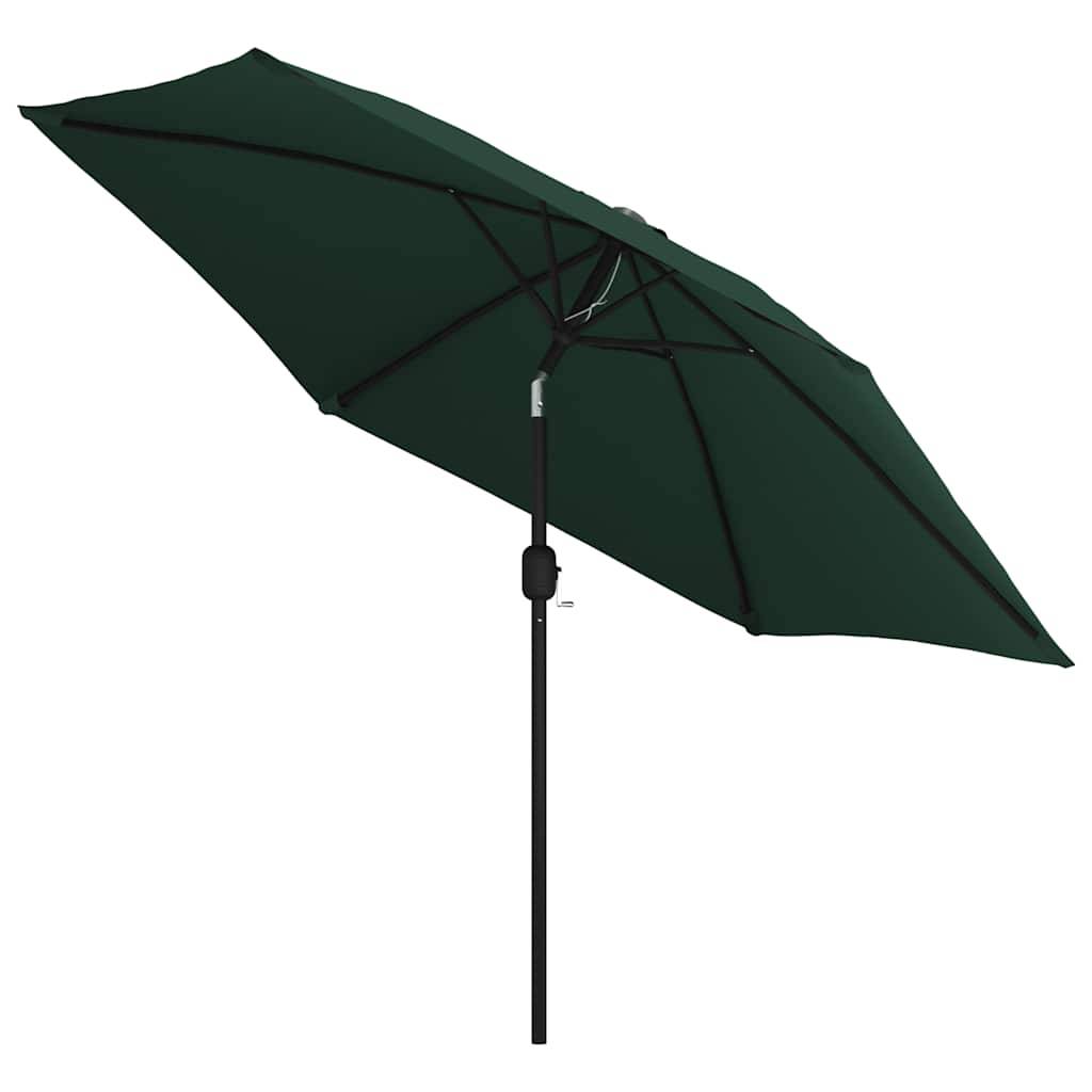 PANGIVO - Parasol déporté polyester et acier vert 300 x 300 x 225 cm - PANGIVO - Image 4