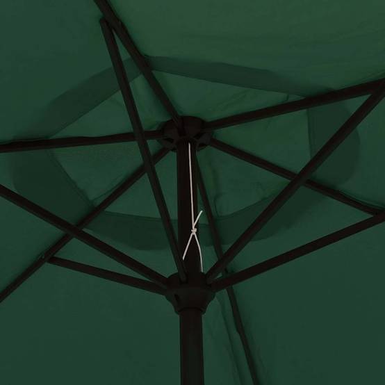 PANGIVO - Parasol déporté polyester et acier vert 300 x 300 x 225 cm - PANGIVO - Image 7