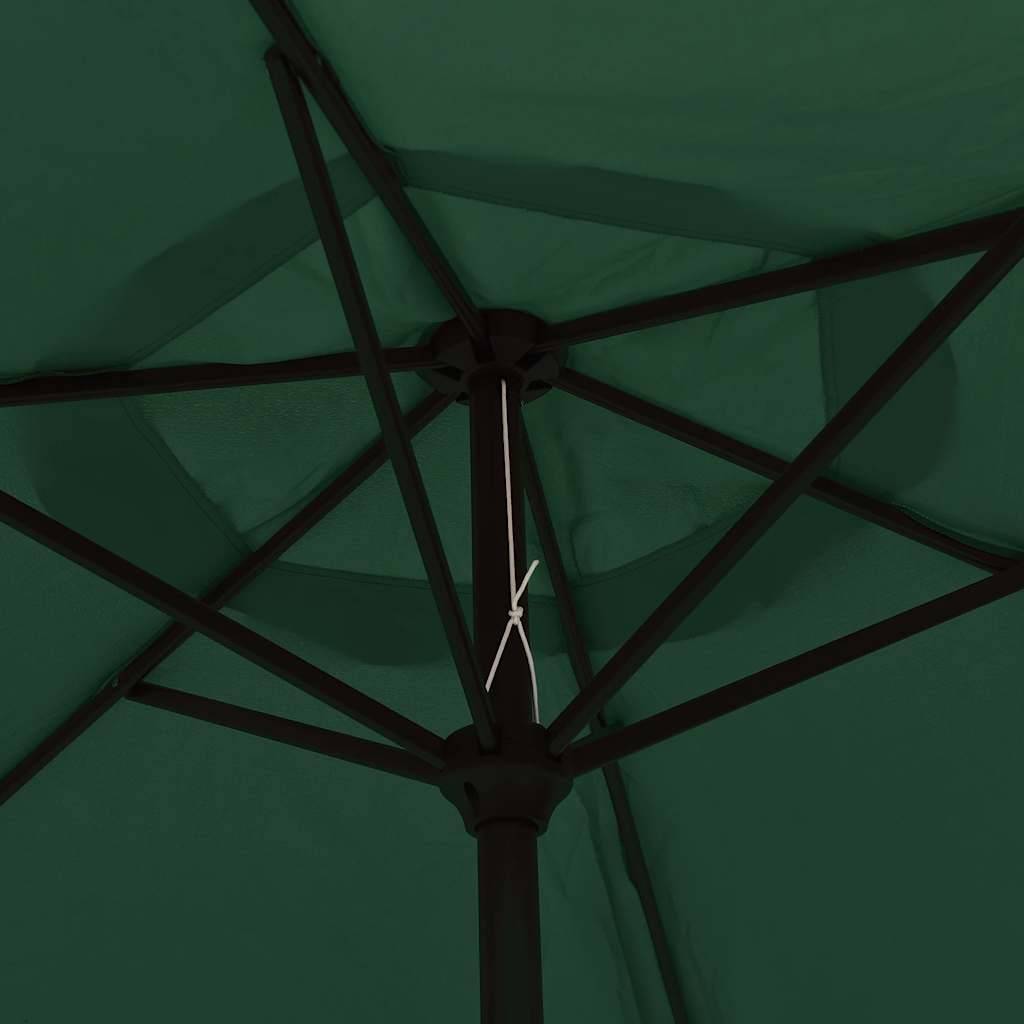 PANGIVO - Parasol déporté polyester et acier vert 300 x 300 x 225 cm - PANGIVO - Image 7