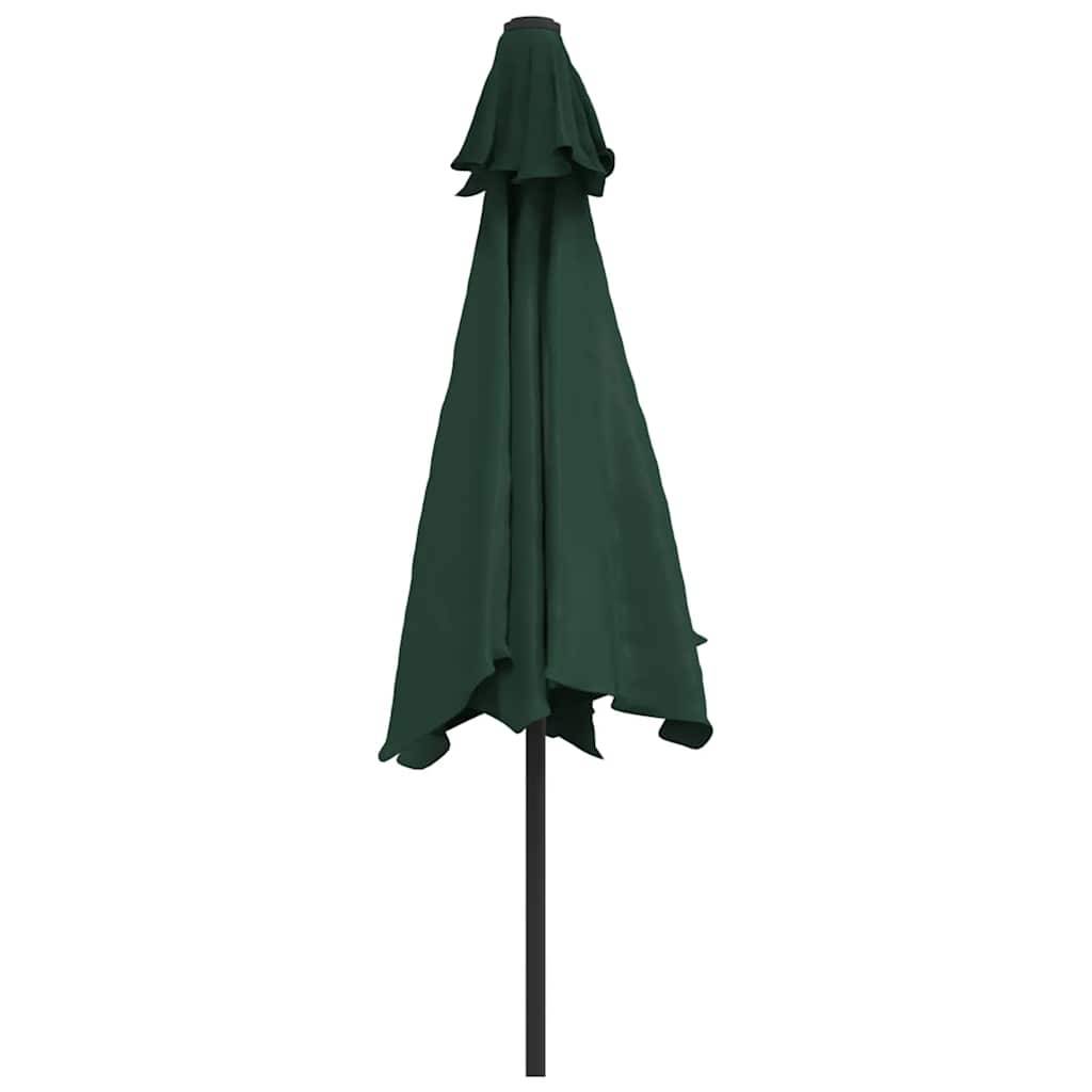 PANGIVO - Parasol déporté polyester et acier vert 300 x 300 x 225 cm - PANGIVO - Image 6