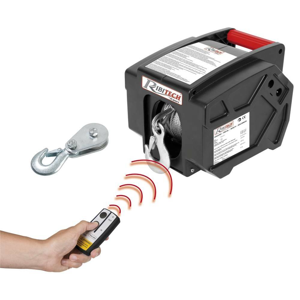 Sans Marque - Treuil électrique 12v avec télécommande - Imagen 1