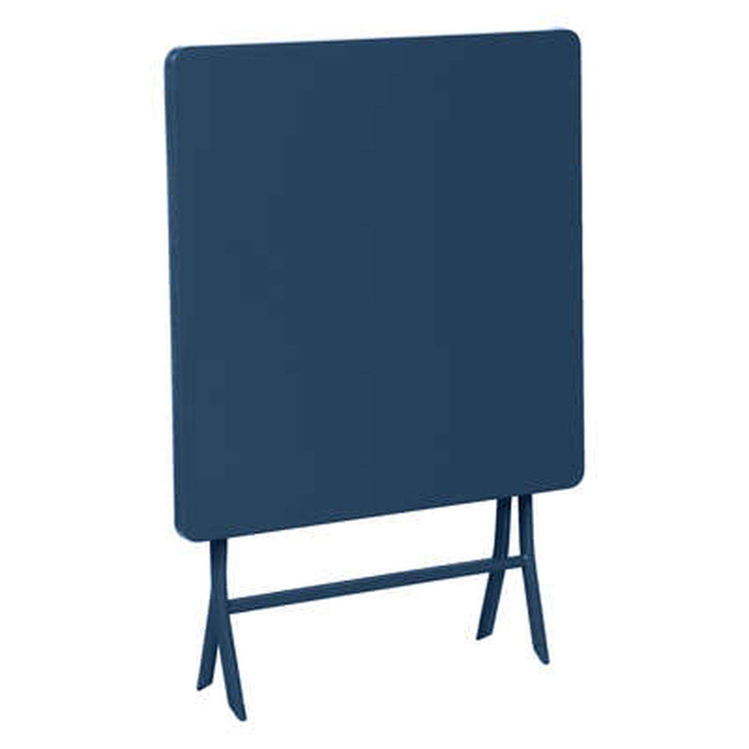 Hesperide - Table de jardin carrée 2 places Greensboro - Bleu indigo - Hespéride - Image 2
