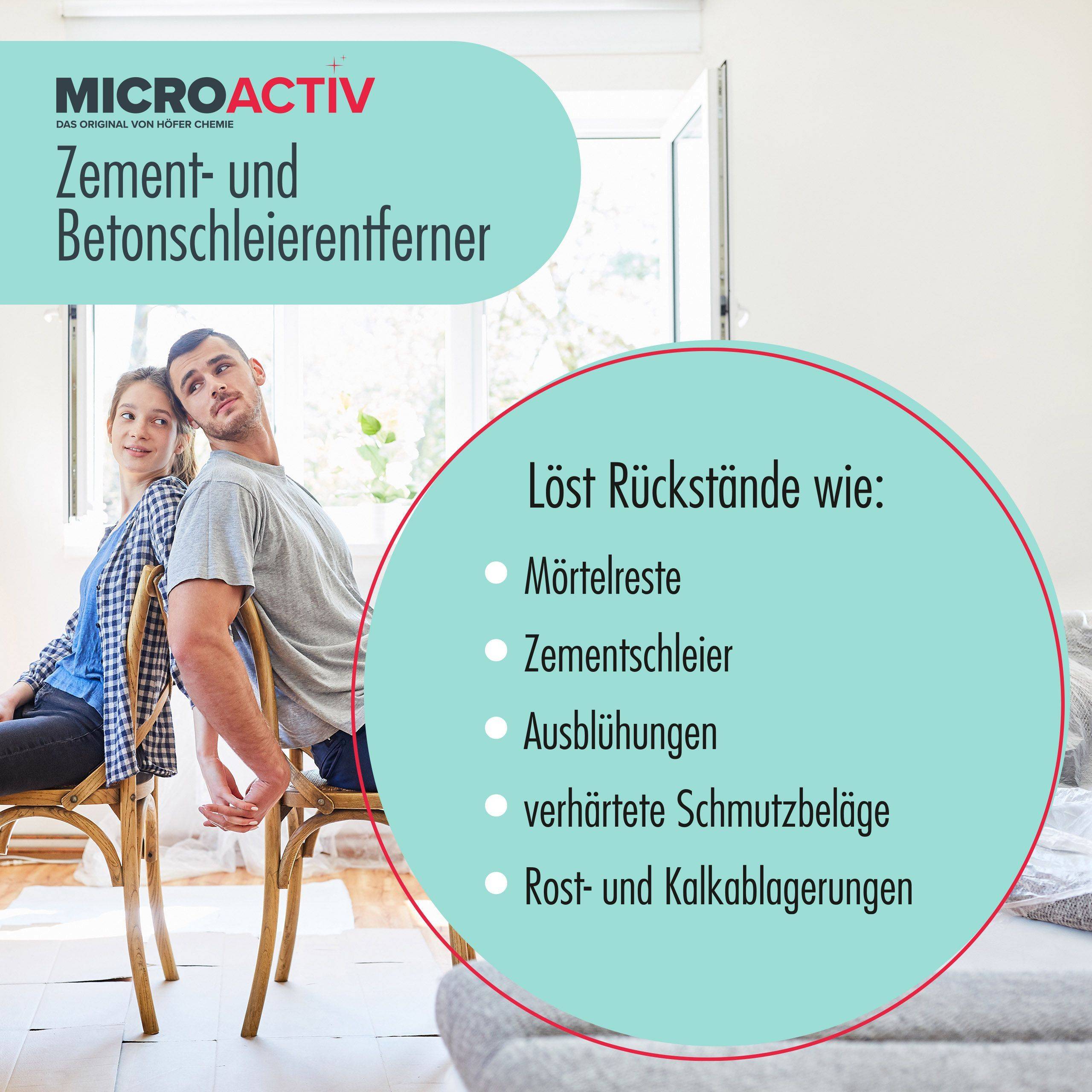 1 L de Microactiv® nettoyant pour voile de ciment et béton en bouteille x 3 - Image 6