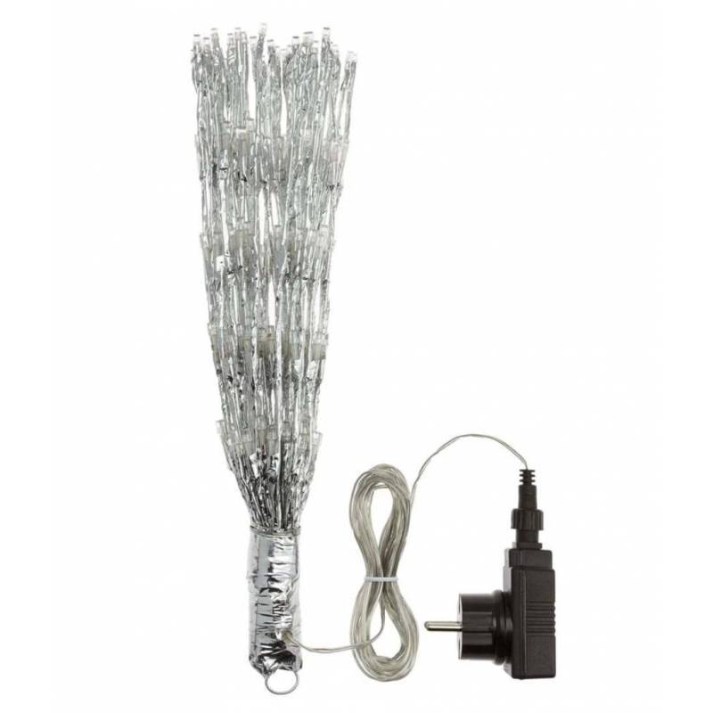 Lotti - Boule lumineuse à branche flash 40 CM 120 LED blanc chaud argentée Lotti - Imagen 4
