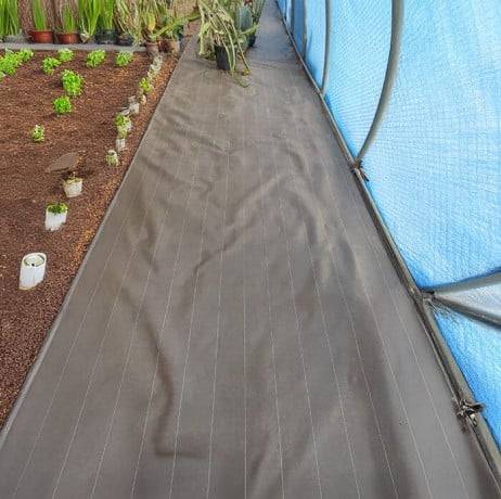 Plastidis - Toile de paillage tissée 130g/m² - Long 100 m, Couleur Vert, Larg 5.25 m - Imagen 3