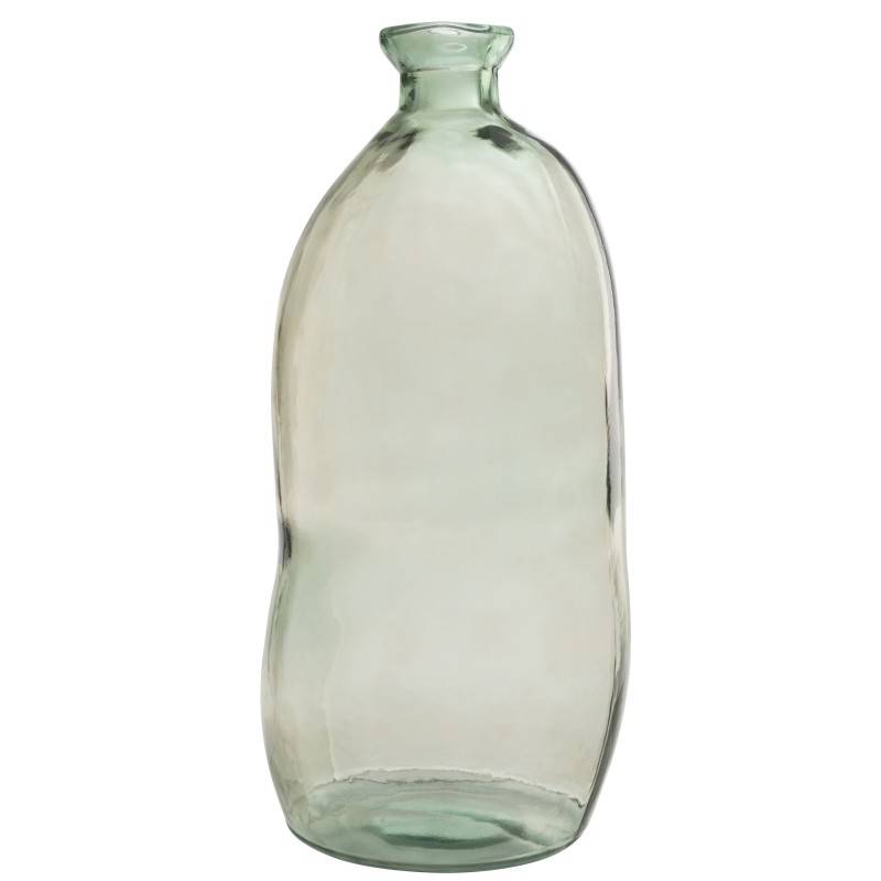 J-Line - Vase dame jeanne haut en verre vert 33x33x73 cm - J-Line - Image 1