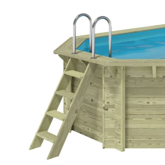 Altanka - Piscine hors sol en bois NEMO 7.3 x 3.97 - H.1.45 m, sable, fixations à visser - BAS7305OSPL3 - ALTANKA - Image 9