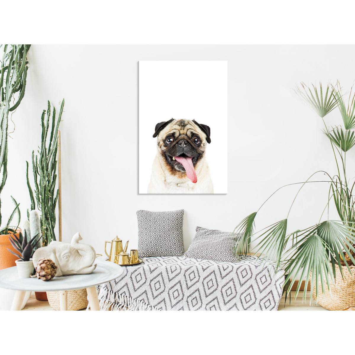 Tableau Imprimé "Pug" 60 x 90 cm - Image 2