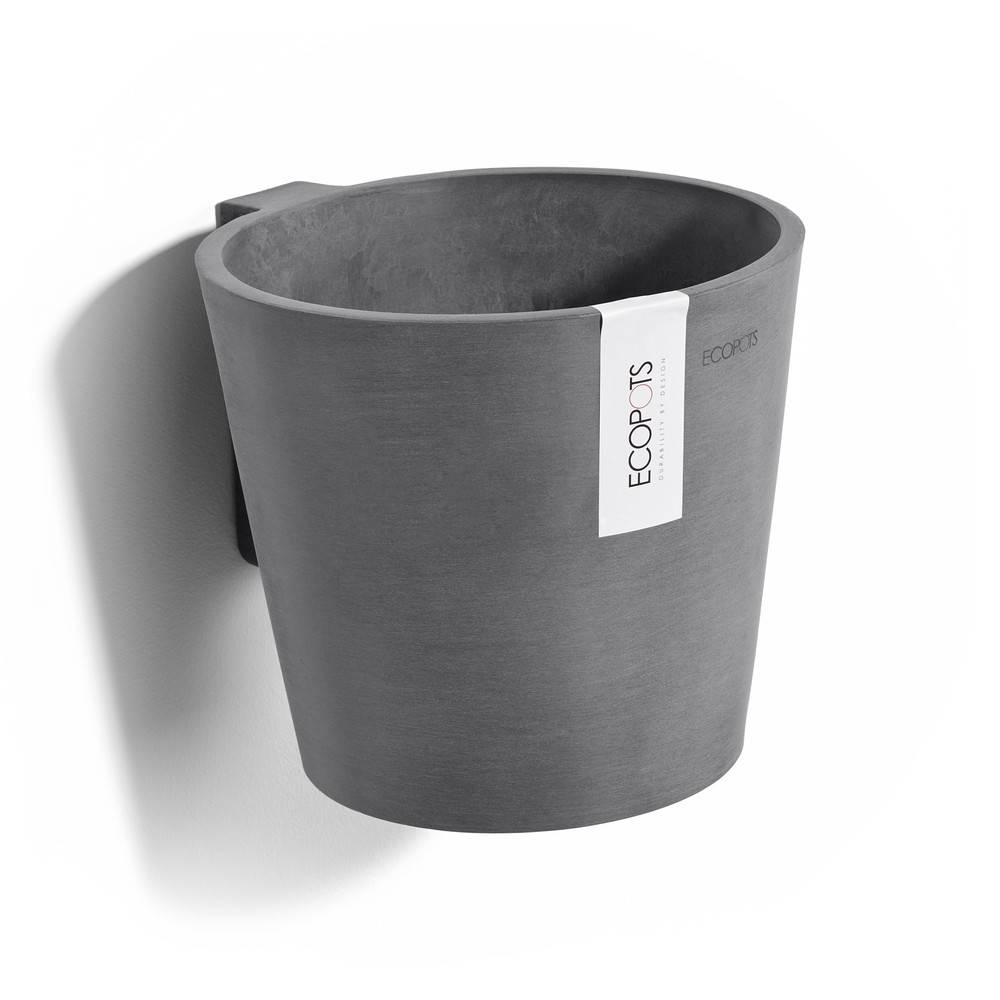 Ecopots - Pot suspension mural Amsterdam Wall Gris - Ø 20 x H. 17,5 cm - 4 L ECOPOTS - Imagen 4