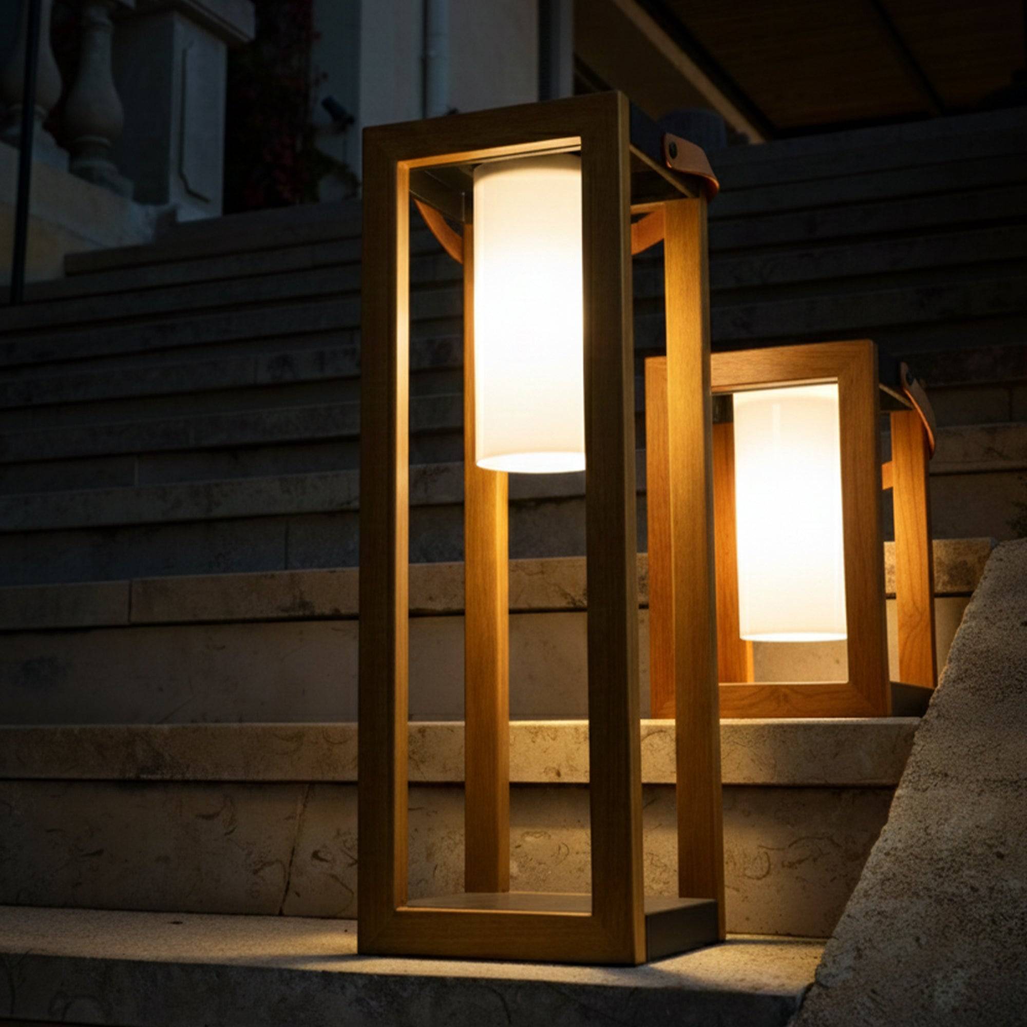 Lumisky - Lanterne solaire et rechargeable SERAPHINA TALL H58 cm - Imagen 4