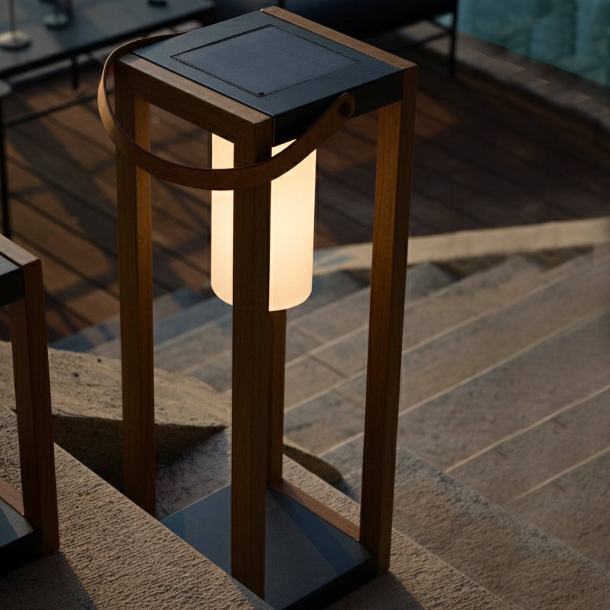 Lumisky - Lanterne solaire et rechargeable SERAPHINA TALL H58 cm - Imagen 3