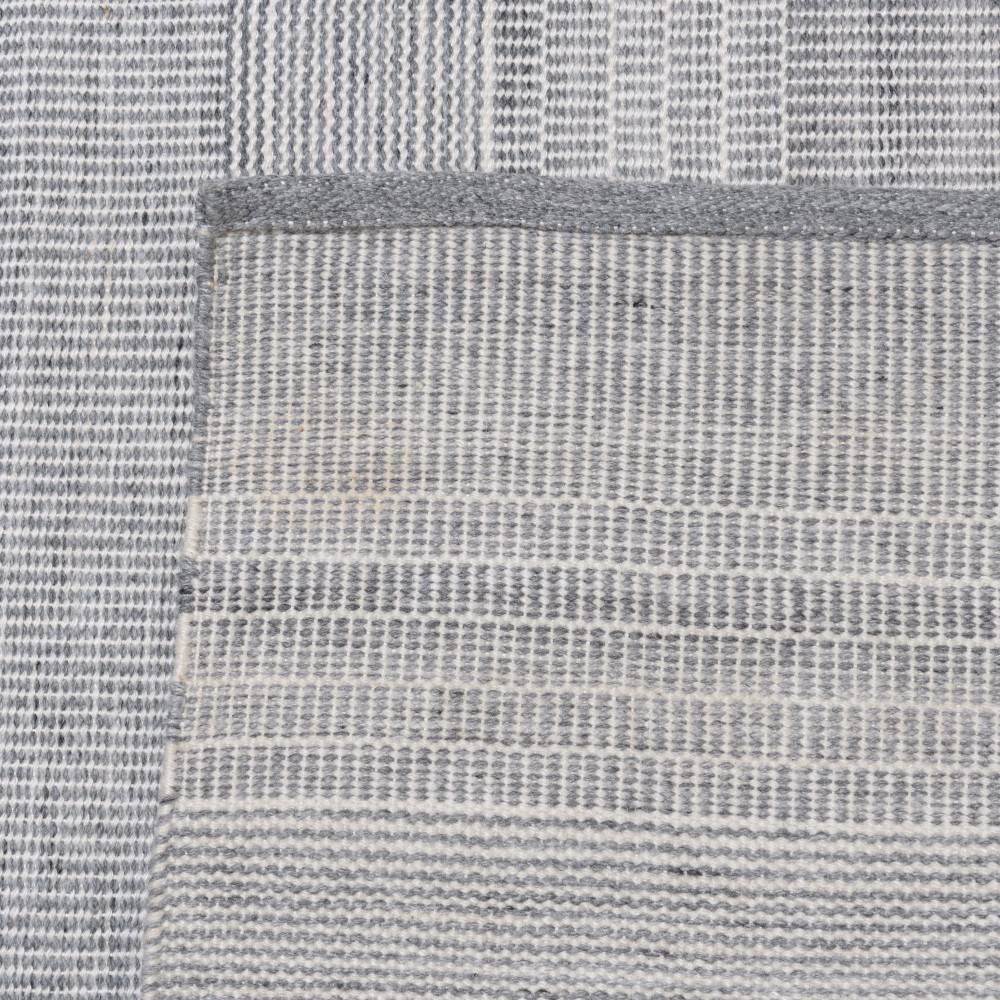 Macabane - QUENTIN - Tapis d'extérieur rectangulaire 160x230cm gris/blanc - Imagen 7