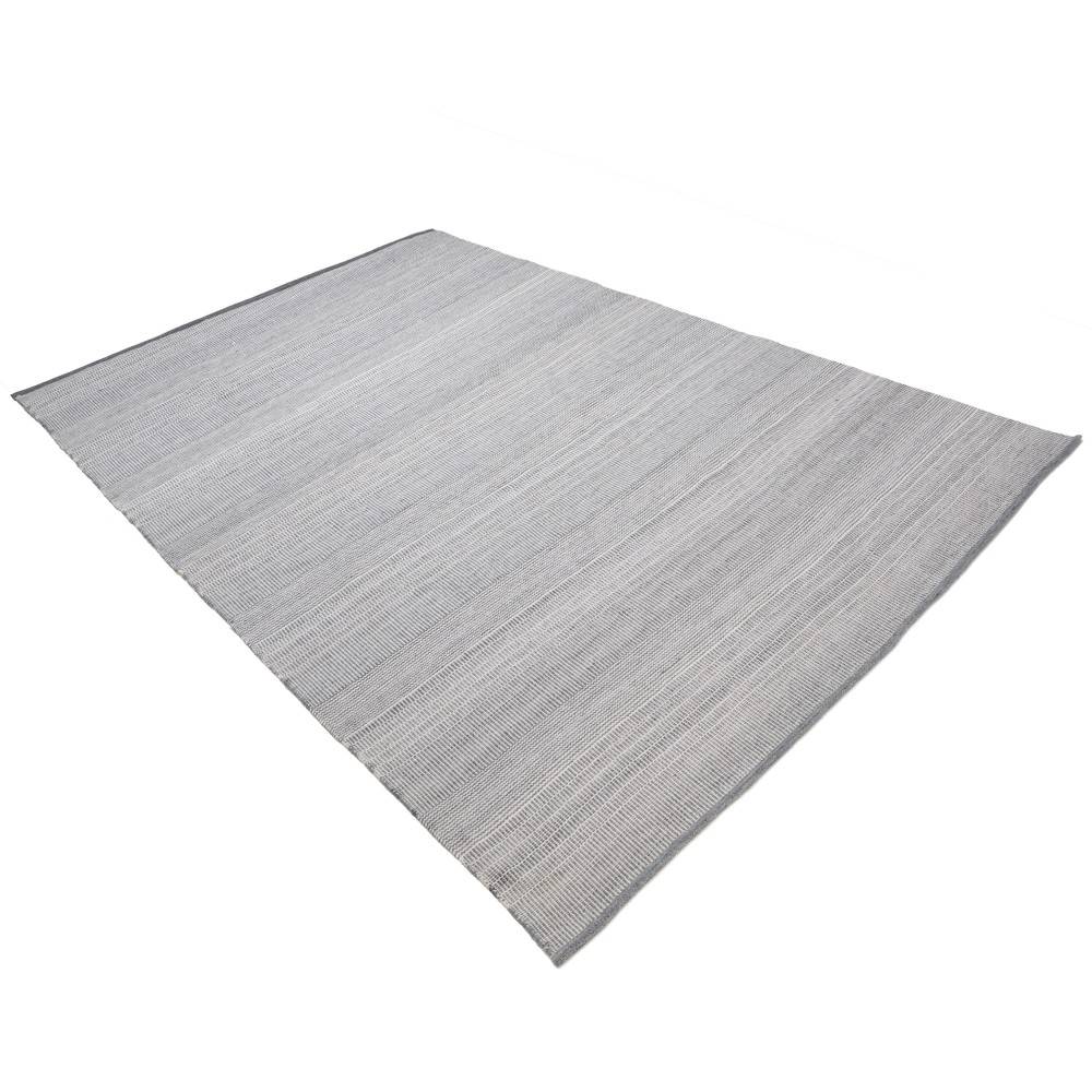Macabane - QUENTIN - Tapis d'extérieur rectangulaire 160x230cm gris/blanc - Imagen 8