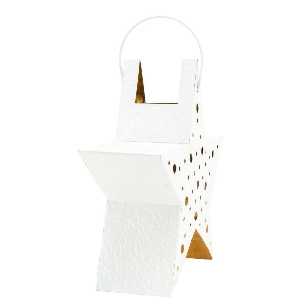 Aubry Gaspard - Lanterne étoile métal blanc - Image 4