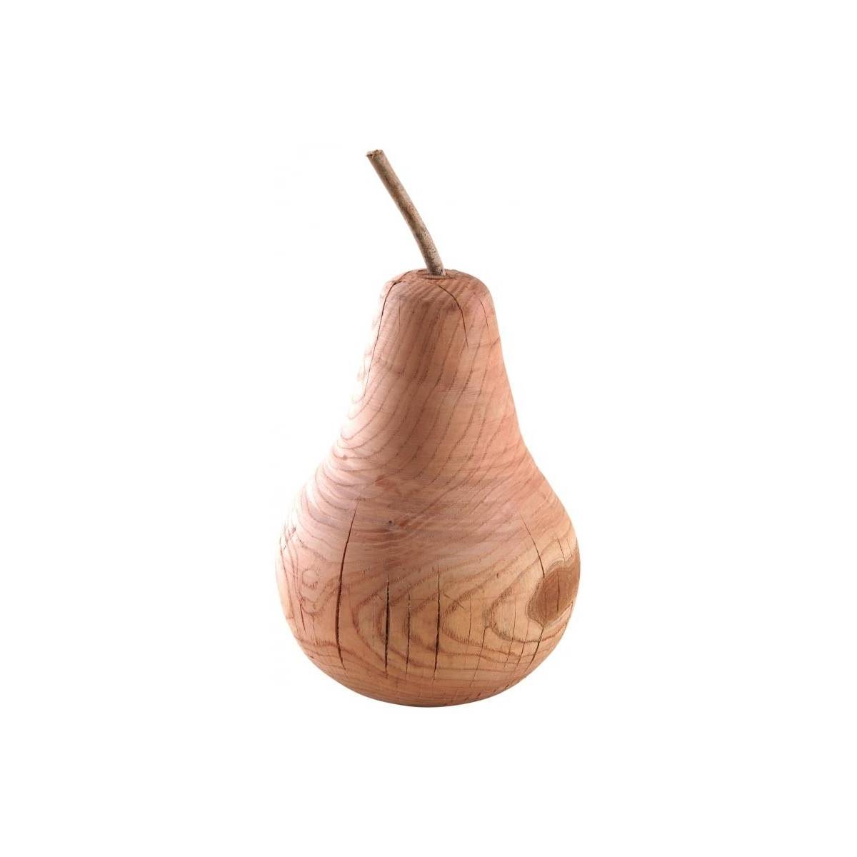 Aubry Gaspard - Poire décorative en cèdre rouge massif