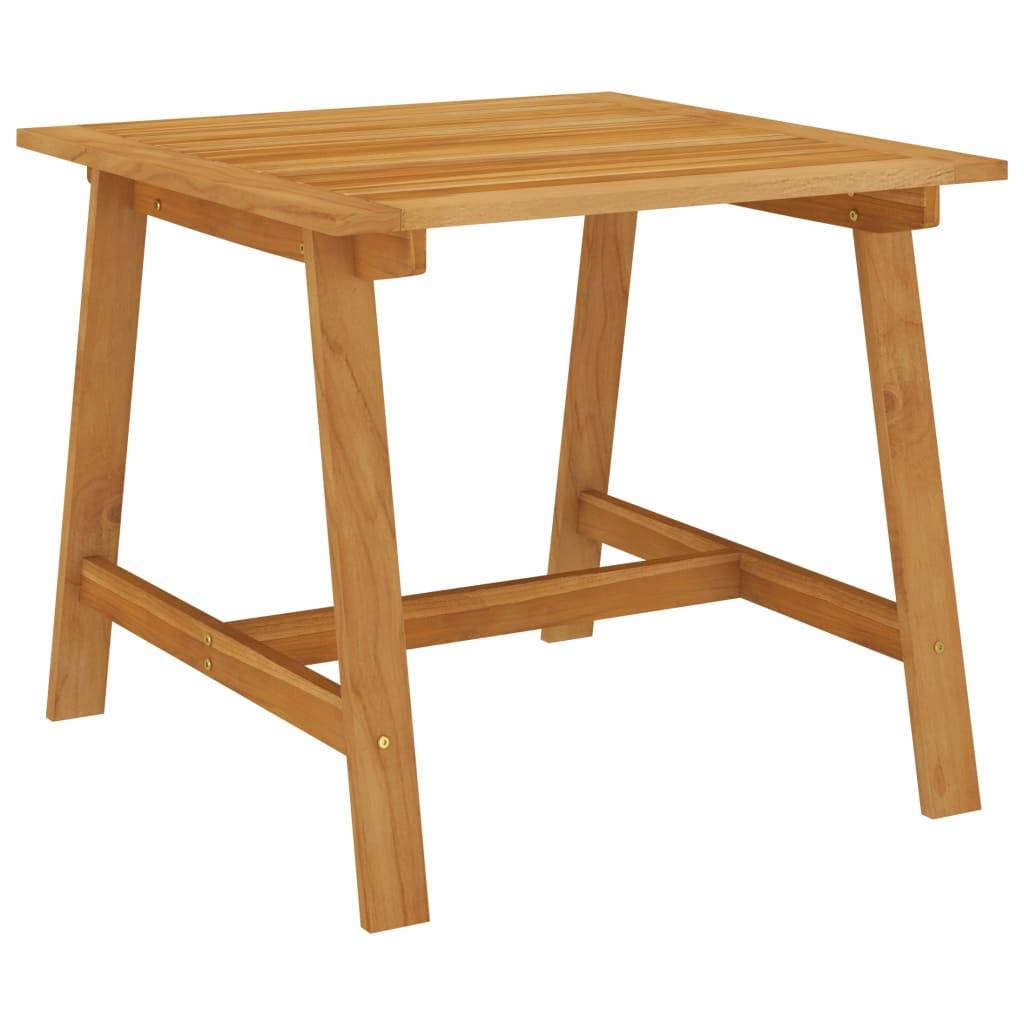 Salon de Jardin 2 Personnes Inclinable Bois et Résine Tressée Beige – ComfortXL Outdoor Living - Image 9