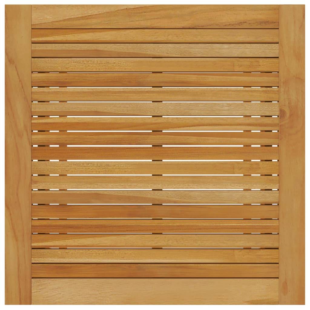 Salon de Jardin 2 Personnes Inclinable Bois et Résine Tressée Beige – ComfortXL Outdoor Living - Image 10