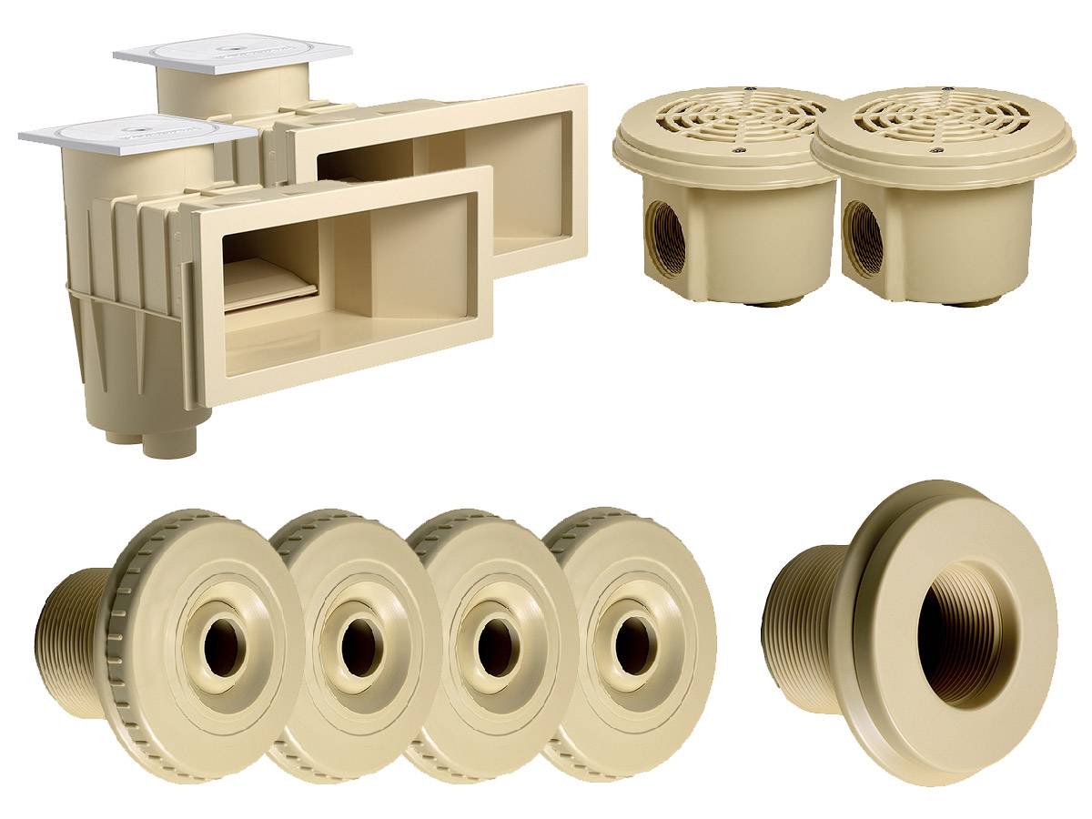 Hayward - Kit pièces à sceller Sable pour piscine 10 x 5 m - Hayward