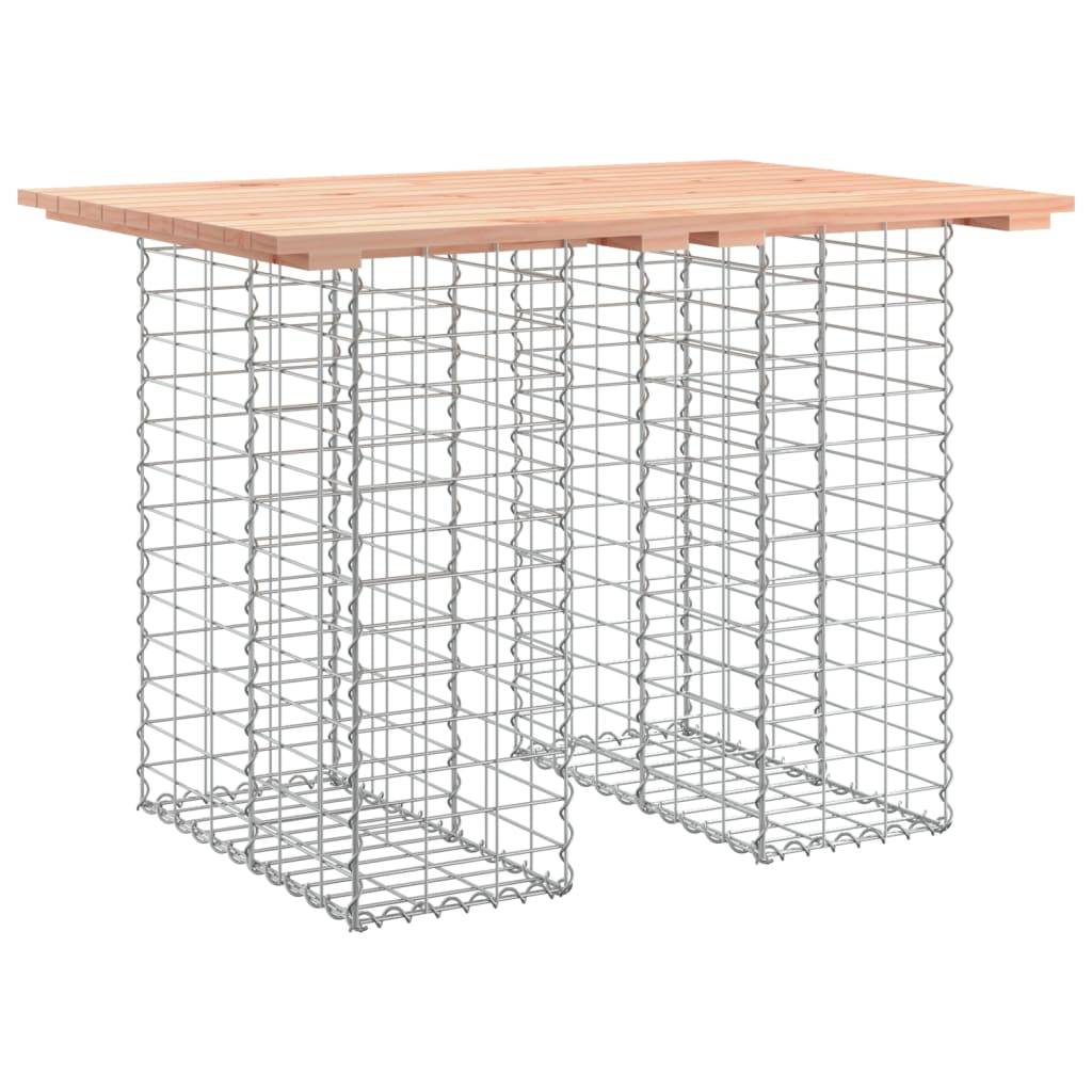 Maison Chic - Banc de jardin - Banc d'extérieur - Banquette design gabion 100x70x72cm bois massif de douglas-JU13923 - Imagen 1