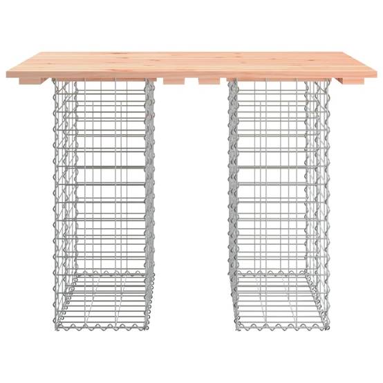 Maison Chic - Banc de jardin - Banc d'extérieur - Banquette design gabion 100x70x72cm bois massif de douglas-JU13923 - Imagen 3