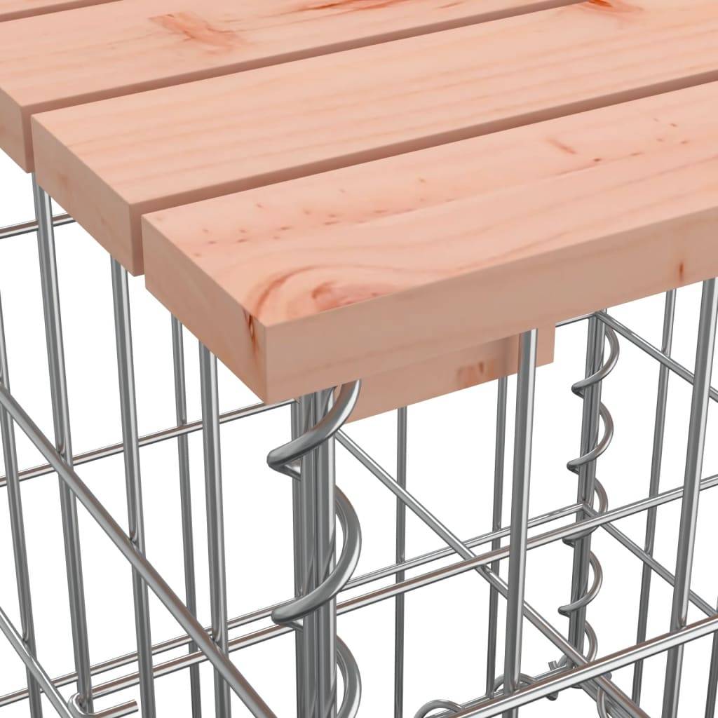 Maison Chic - Banc de jardin - Banc d'extérieur - Banquette design gabion 100x70x72cm bois massif de douglas-JU13923 - Imagen 5