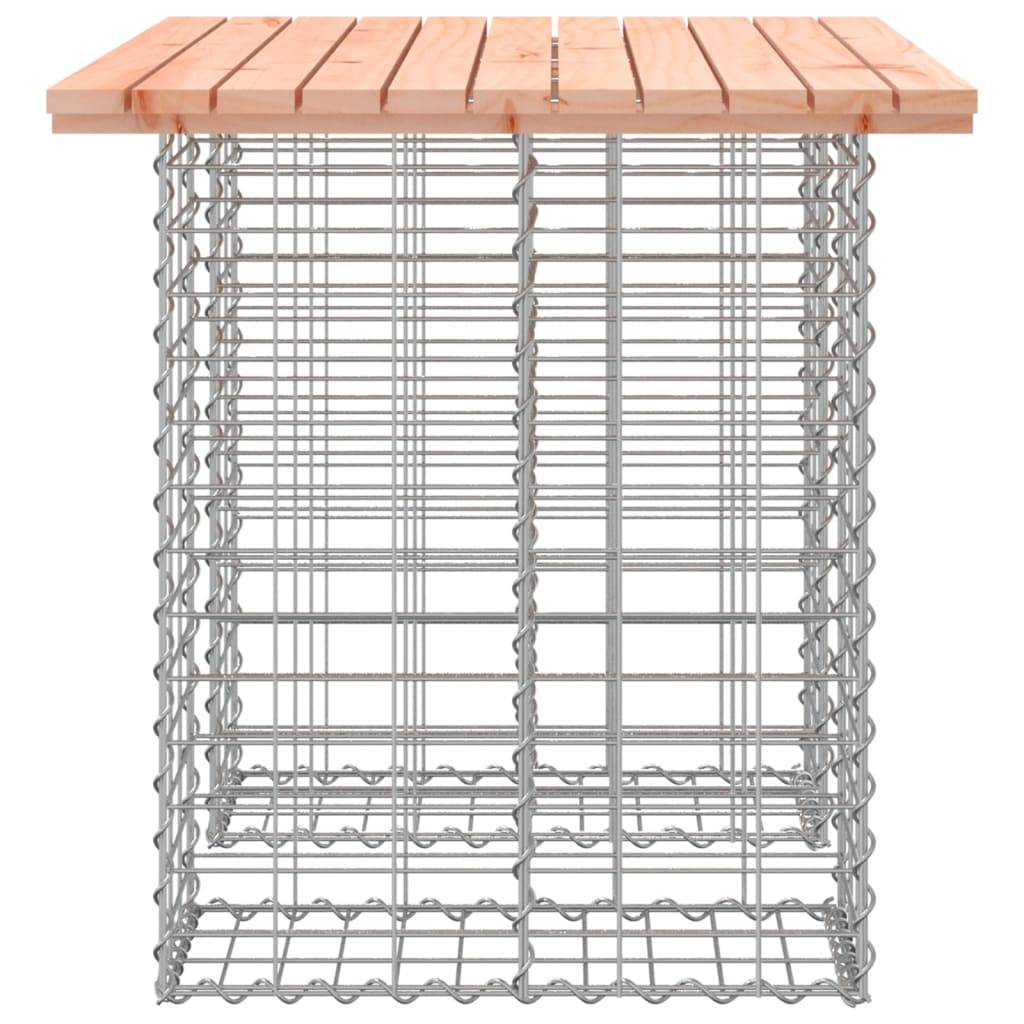 Maison Chic - Banc de jardin - Banc d'extérieur - Banquette design gabion 100x70x72cm bois massif de douglas-JU13923 - Imagen 4