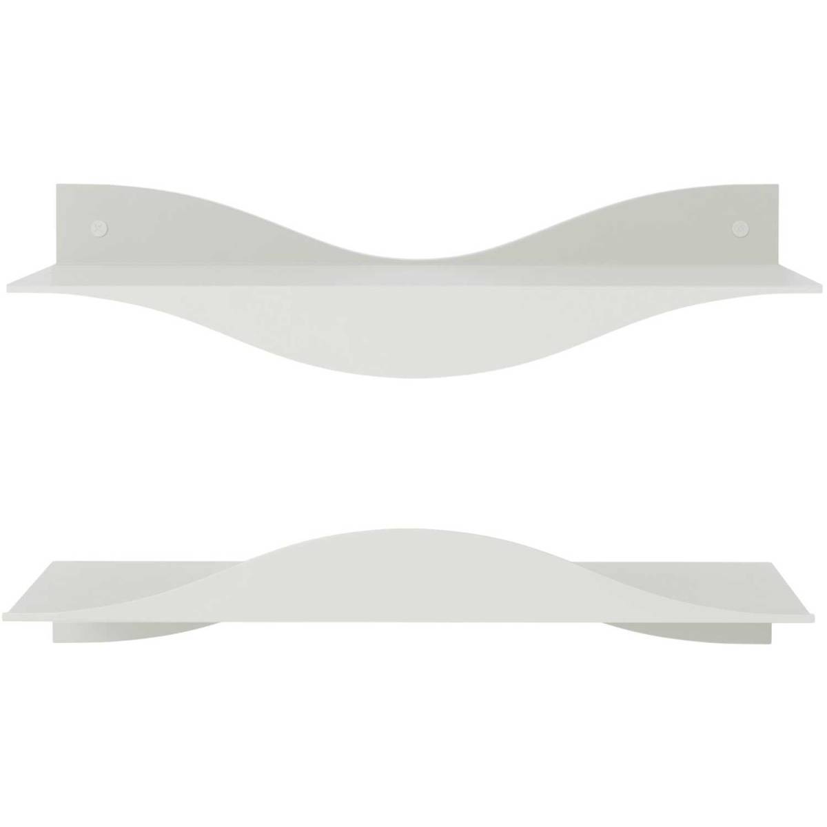 Umbra - Etagères murales en acier Surf (Lot de 2) - Image 1