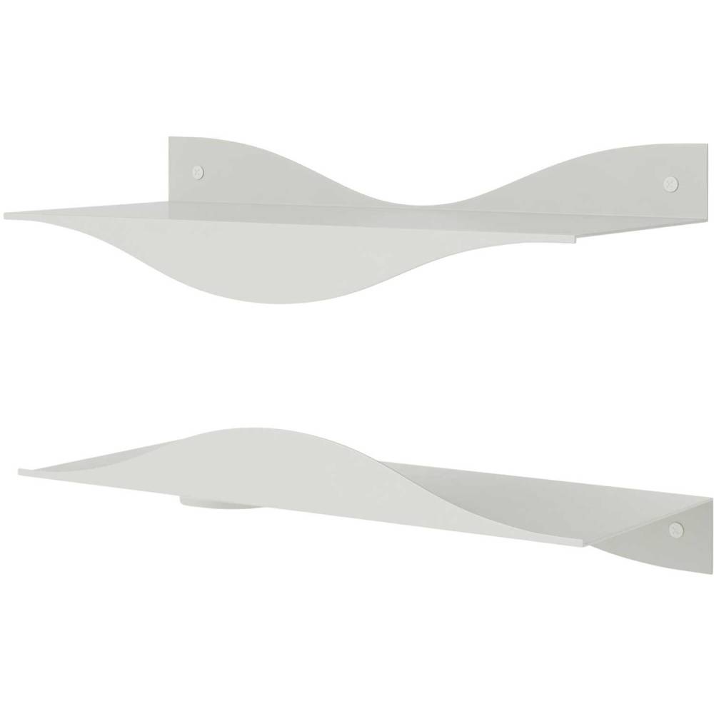 Umbra - Etagères murales en acier Surf (Lot de 2) - Image 3
