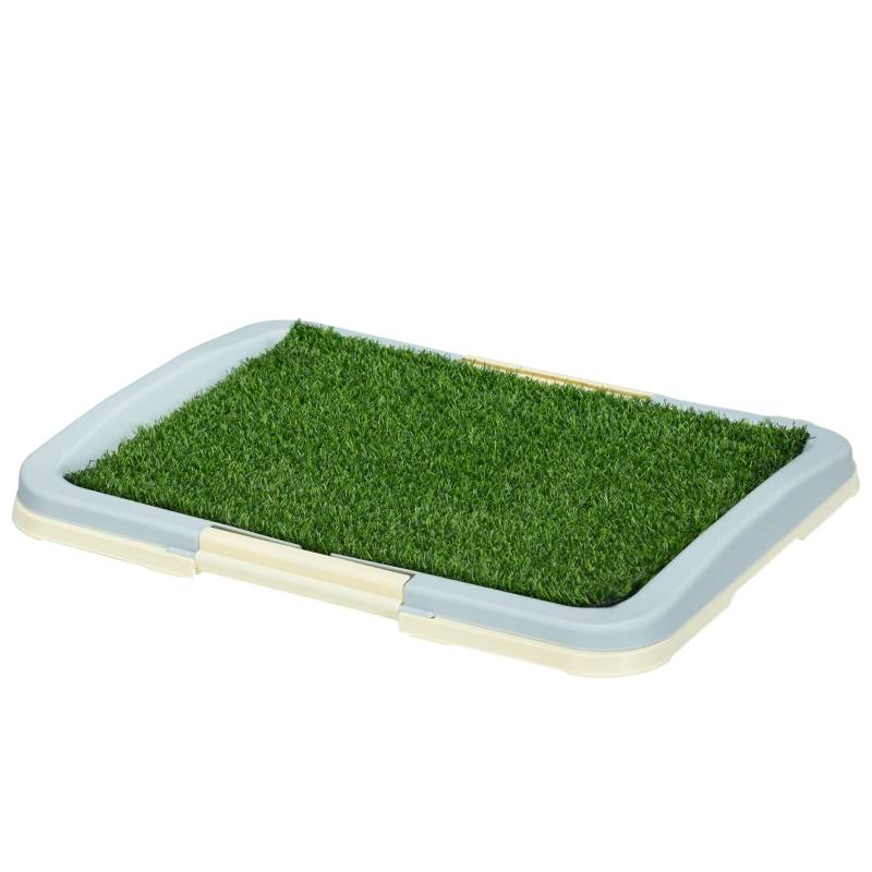 PANGIVO - Toilette pour chien plastique vert et blanc 63 x 48.5 x 6 cm - PANGIVO - Image 1