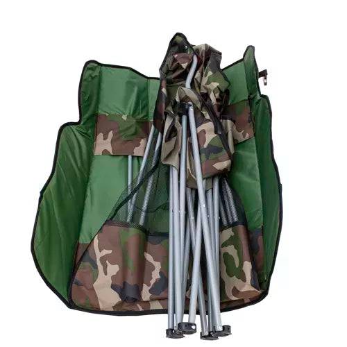 Importdistrib - Chaise de pêche camping camo avec toit pliable IMPORTDISTRIB - Imagen 6