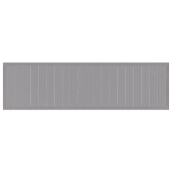 Salon de Jardin Gris 12 Personnes en Poly Rattan Grande Table pour Recevoir sur la Terrasse Gris Clair – ComfortXL Outdoor Living - Image 6
