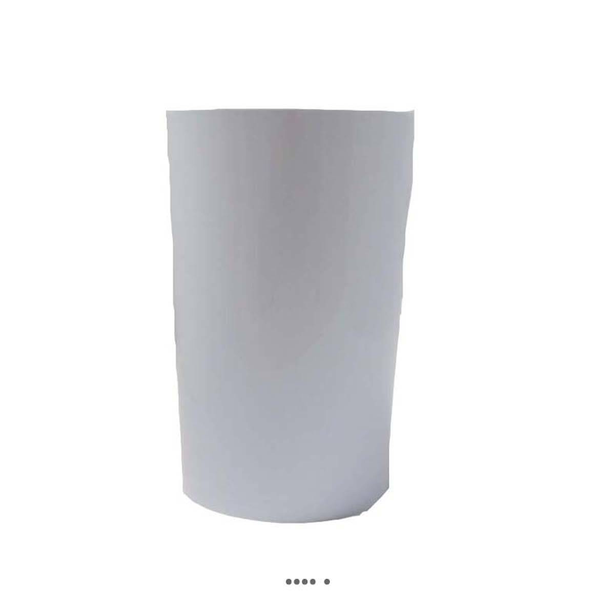Artificielles - Vase en plastique recyclable int. et ext. H23cm Blanc neige - dimhaut: H 23 cm - couleur: Blanc neige - Imagen 1