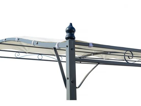Pergola Inclinée En Métal - 3 X 2,5 M - Beige -habitat Et Jardin - Image 4