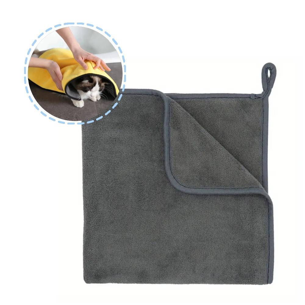 Microfibre super absorbante Serviette de séchage pour animaux de