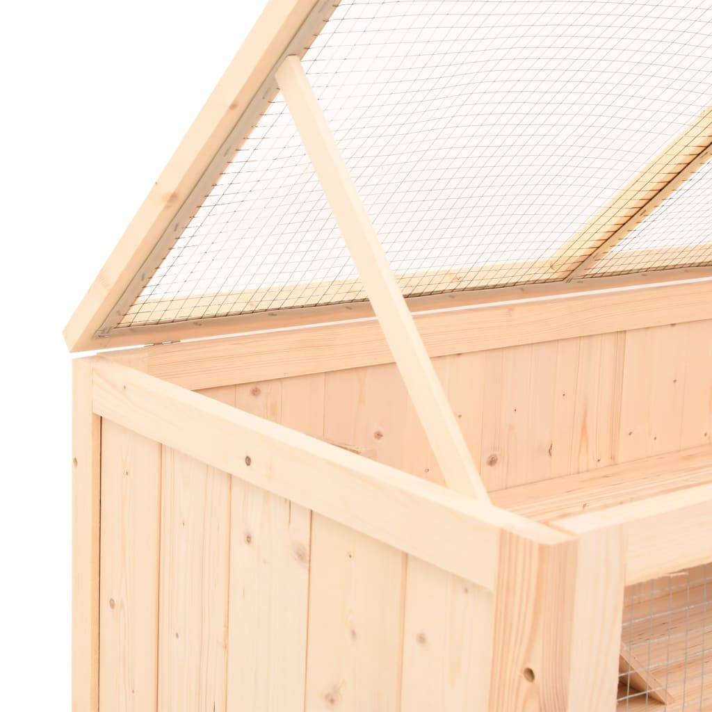 Grande cage à hamster en bois de sapin avec plateau 104x52x54 cm – ComfortXL Outdoor Living - Imagen 8