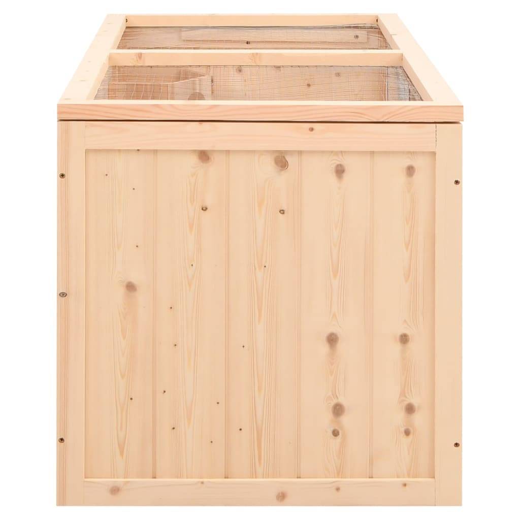Grande cage à hamster en bois de sapin avec plateau 104x52x54 cm – ComfortXL Outdoor Living - Imagen 5