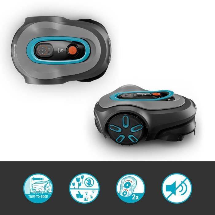 Gardena - Tondeuse robot - Smart SILENO max 800 - Surface 800 m² - DuoConnect - Bluetooth - Tonte des bordures - Image 2
