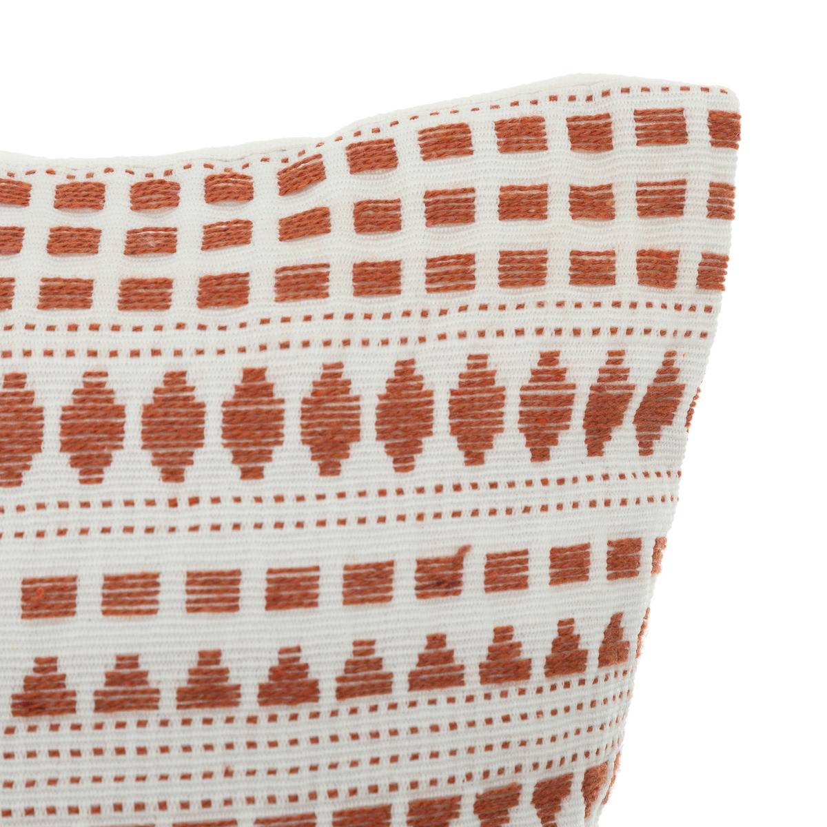 Coussin décoratif Terracotta Jacquard 38 x 38 cm - Imagen 2