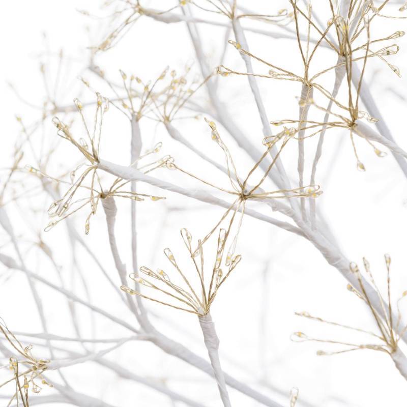 Branche Sphère Riche RICH Blanche Ø80cm 2500 MicroLED FlashLED avec Rameaux Lotti - Image 6