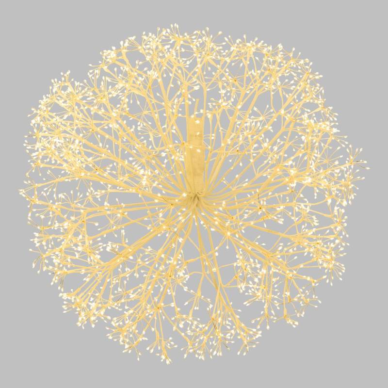 Branche Sphère Riche RICH Blanche Ø80cm 2500 MicroLED FlashLED avec Rameaux Lotti - Image 1