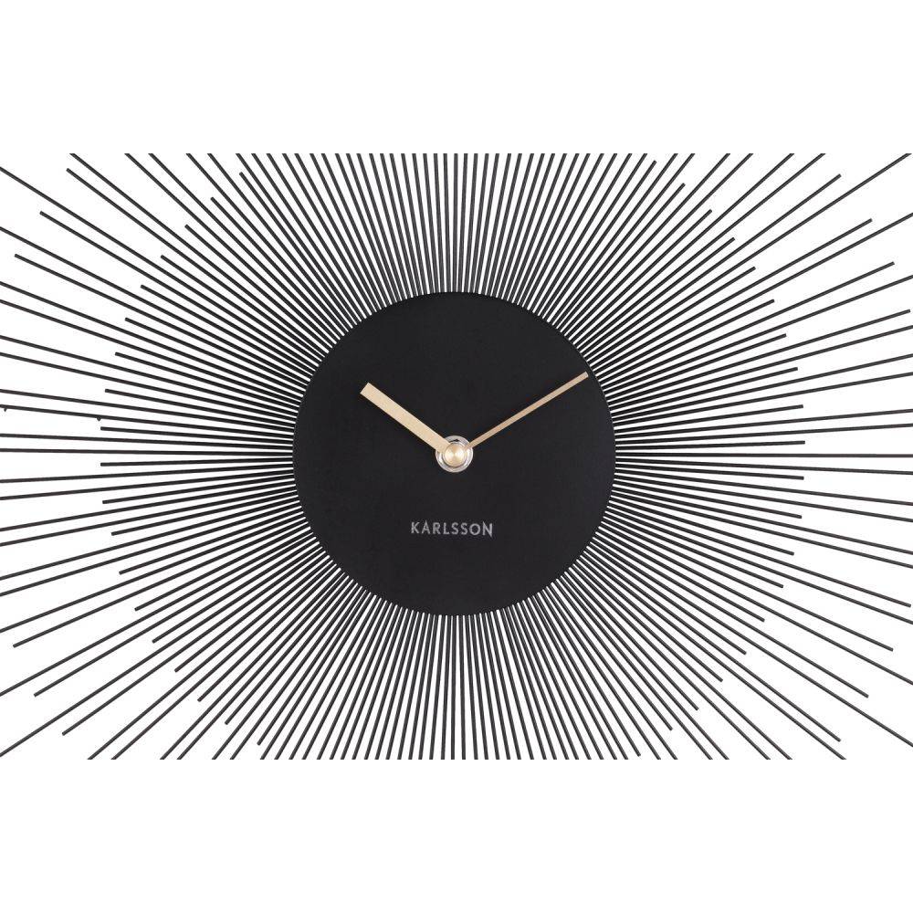 Karlsson - Horloge en métal Peony 60 cm Noir - Imagen 3