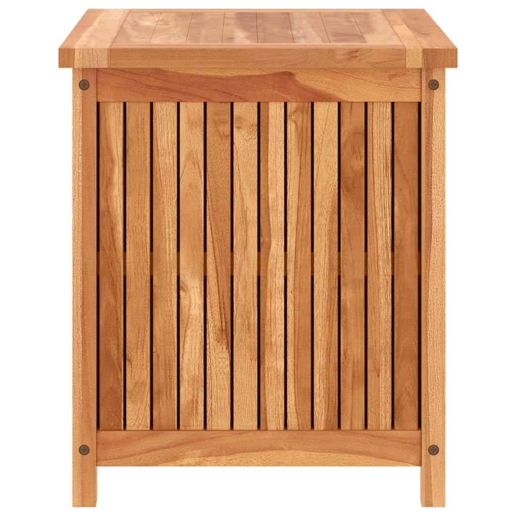 Coffre de rangement de jardin bois de teck naturel 60 x 50 x 58 cm - PANGIVO - Image 5