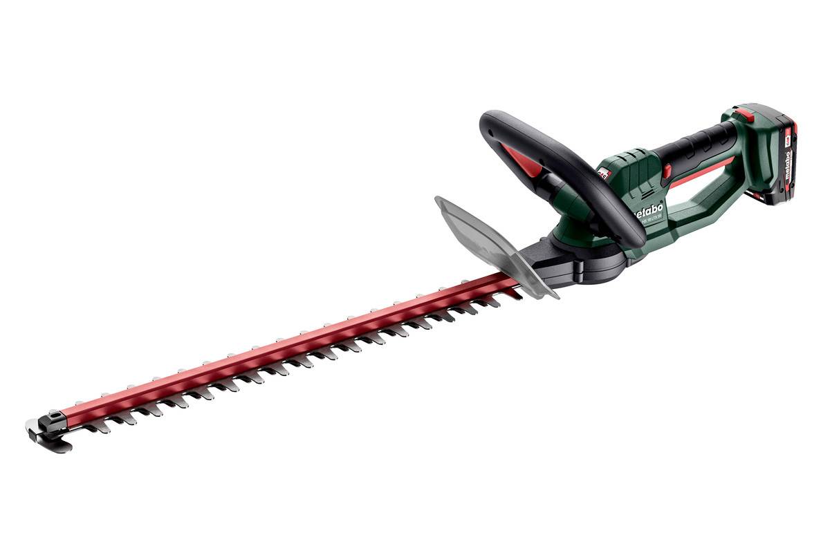 Metabo - Taille-haies 18 V sans fil HS 18 LTX 55 2x2,0 Ah Li-Power, SC 30 Metabo